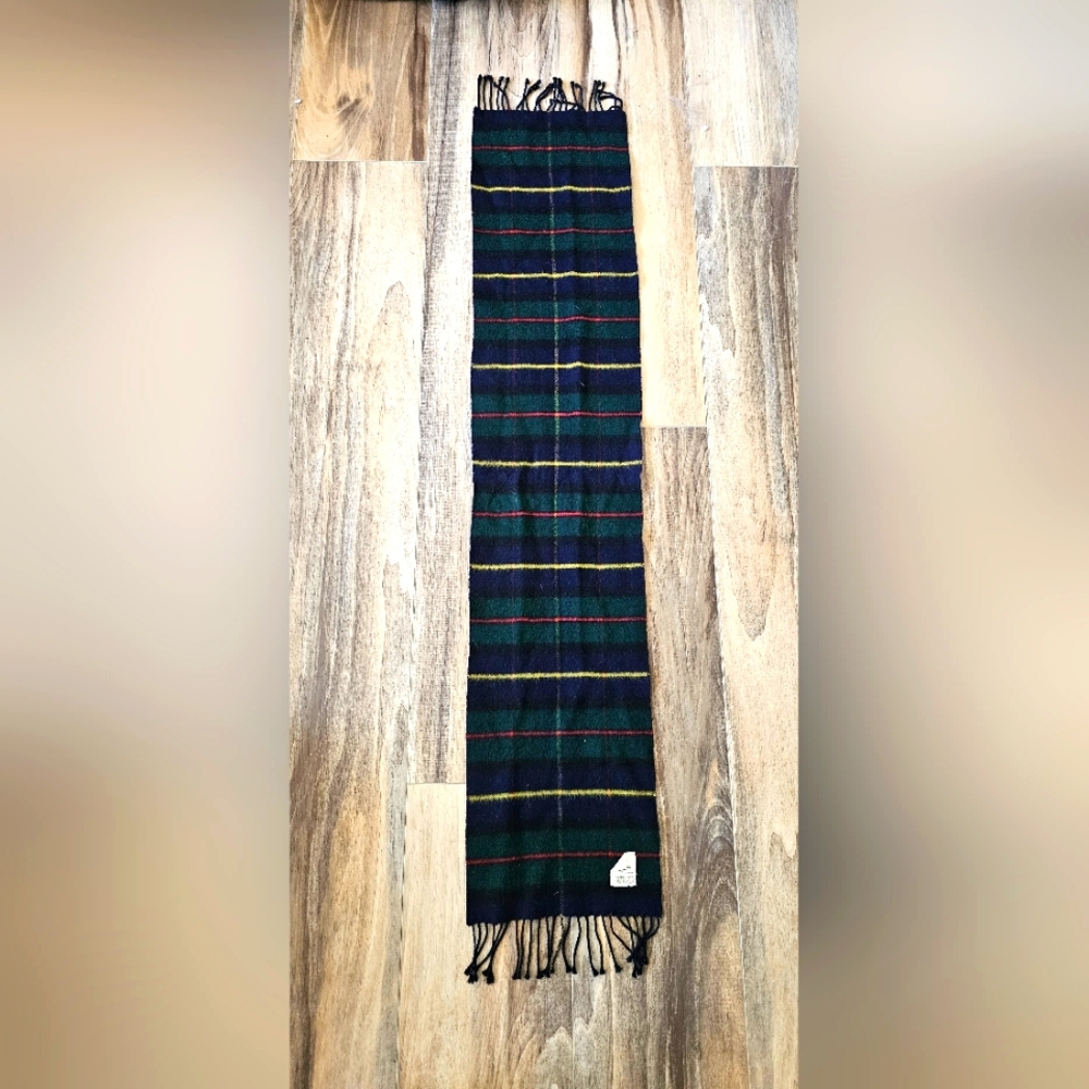 VTG Simpsons cashmere/wool Tartan Men's Scarf